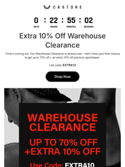 Email Inspiration from Castore Sportswear
