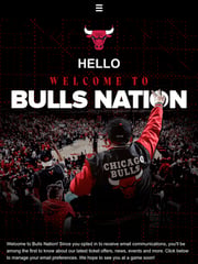 Email Inspiration from Chicago Bulls