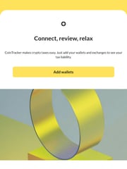 Email Inspiration from CoinTracker