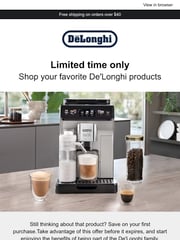 Email Inspiration from De'Longhi