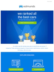 Email Inspiration from Edmunds