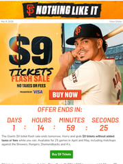 Email Inspiration from Giants