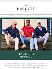 Email Inspiration from Hackett London