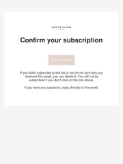 Email Inspiration from Haute Hijab