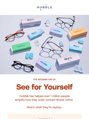 Email Inspiration from Hubble Contacts