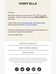Email Inspiration from Ivory Ella