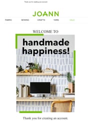 Email Inspiration from Joann.com