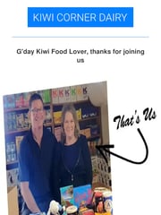Email Inspiration from Kiwi Corner Dairy