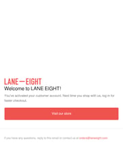 Email Inspiration from LANE EIGHT