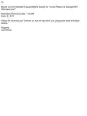 Email Inspiration from Liam Olivia