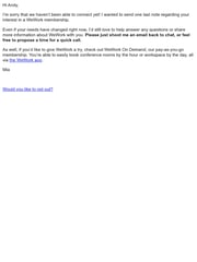Email Inspiration from Mia Wint