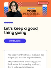 Email Inspiration from mmhmm