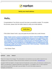 Email Inspiration from Norton