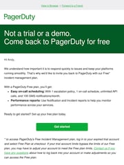 Email Inspiration from PagerDuty