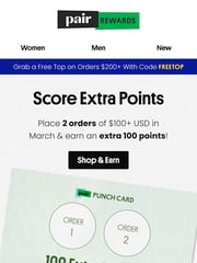 Email Inspiration from Pair Rewards