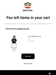 Email Inspiration from Paul Frank