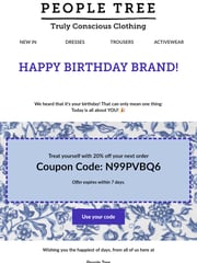 Email Inspiration from People Tree