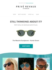 Email Inspiration from Privé Revaux
