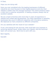 Email Inspiration from Saurabh Kumar