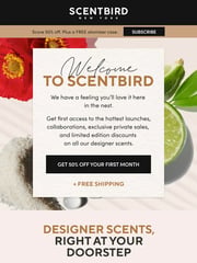 Email Inspiration from Scentbird
