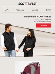 Email Inspiration from SCOTTeVEST