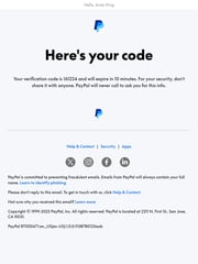 Email Inspiration from service@paypal.com