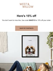 Email Inspiration from West & Willow