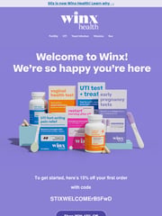 Email Inspiration from Winx Health