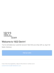 Email Inspiration from 1822 Denim