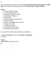 Email Inspiration from Abbie Pate