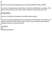 Email Inspiration from Alice Smith