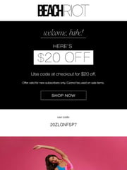 Email Inspiration from BEACHRIOT