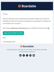 Email Inspiration from Boardable