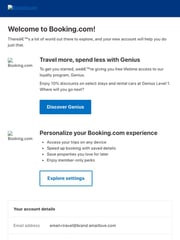 Email Inspiration from Booking.com