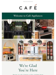 Email Inspiration from Café Appliances