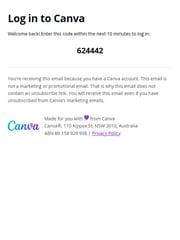 Email Inspiration from Canva