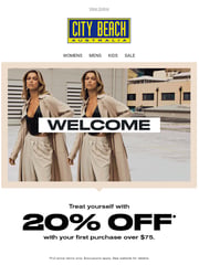 Email Inspiration from City Beach Australia
