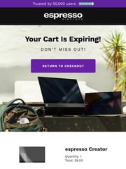 Email Inspiration from espresso Displays