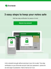 Email Inspiration from Evernote