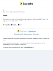 Email Inspiration from Expedia.com