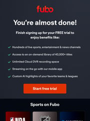 Email Inspiration from Fubo