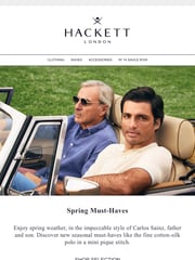Email Inspiration from Hackett London