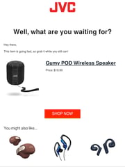 Email Inspiration from JVCSHOP USA