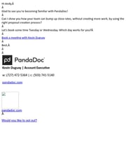 Email Inspiration from Kevin Duguay