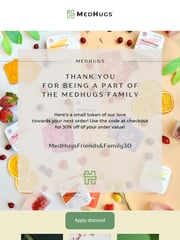 Email Inspiration from MEDHUGS