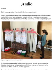 Email Inspiration from Melanie