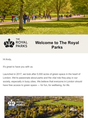 Email Inspiration from Michael at The Royal Parks