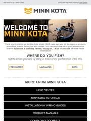 Email Inspiration from Minn Kota