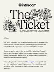 Email Inspiration from Ruth at Intercom