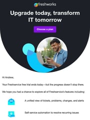 Email Inspiration from Team Freshworks